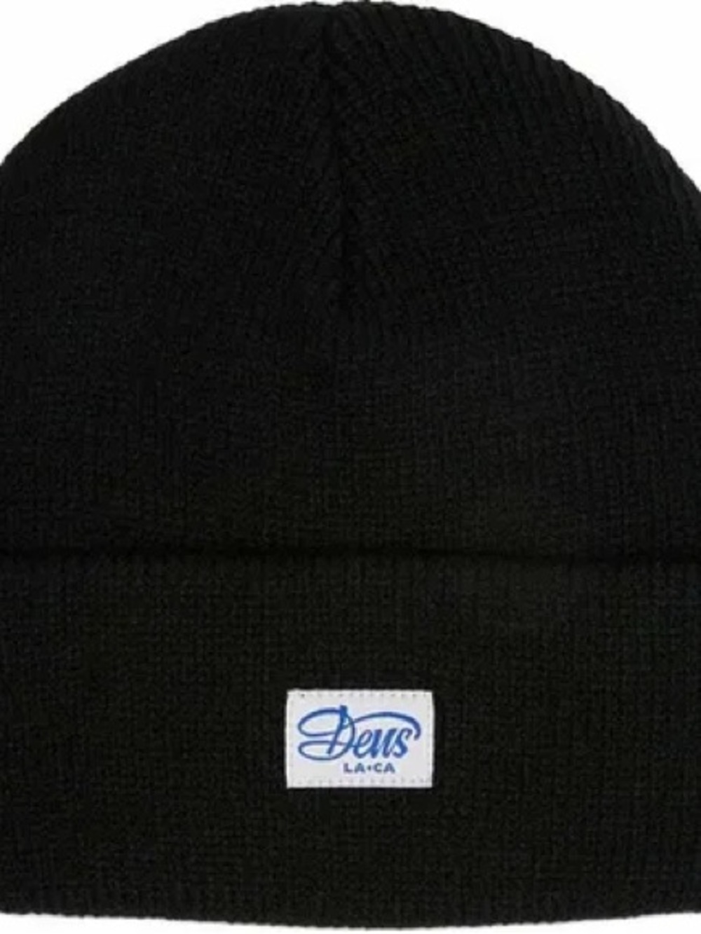 Deus Ex Machina Black Knit Cuff Karl Beanie